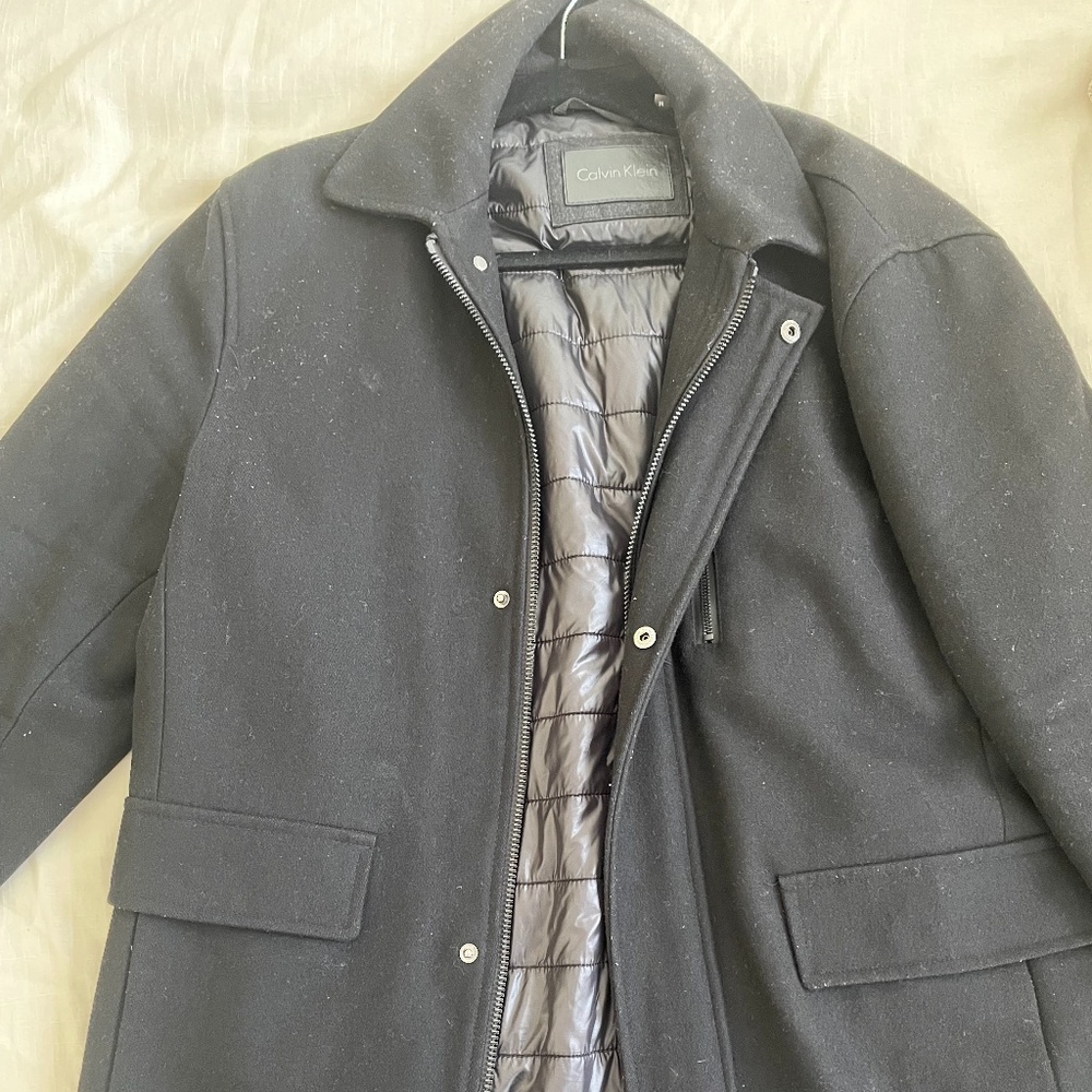 Calvin Klein Black Trench Jacket